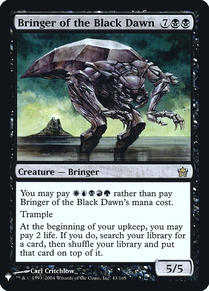 Bringer of the Black Dawn (43) [LIST] - MTG Single