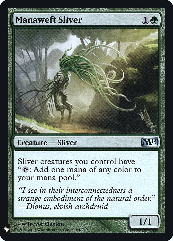 Manaweft Sliver (184) [LIST] - MTG Single