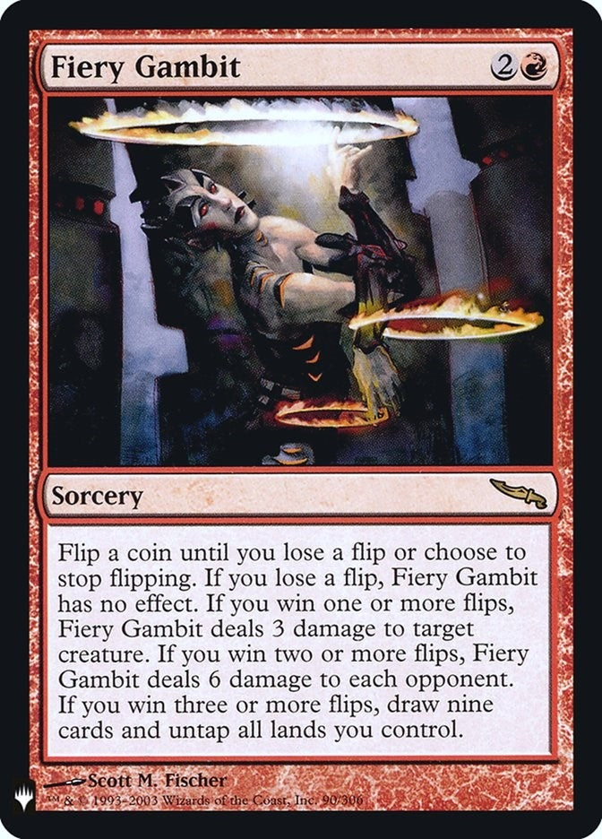 Fiery Gambit (90) [LIST] - MTG Single