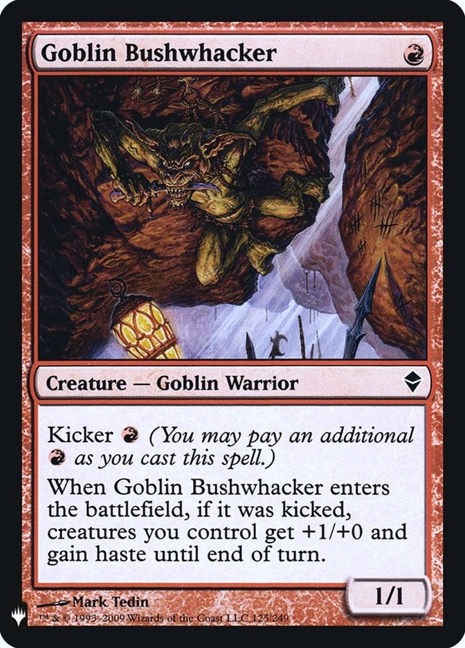 Goblin Bushwhacker (125) [LIST] - MTG Single