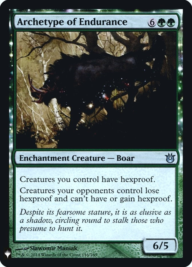 Archetype of Endurance (116) [LIST] - MTG Single