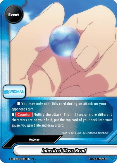 Inherited Glass Bead (50051) [S-UB-C05] - Future Card BuddyFight Single
