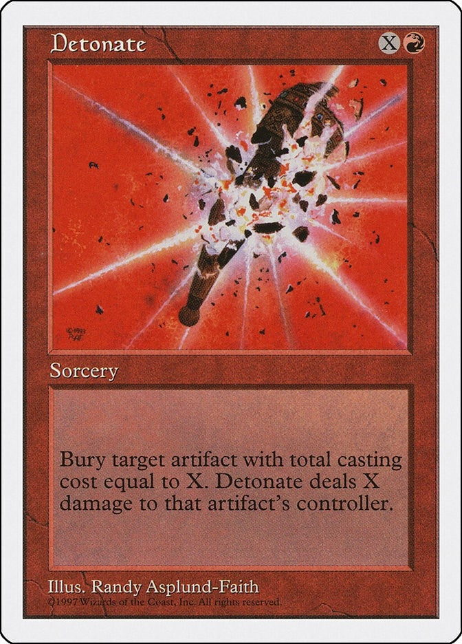 Detonate [5ED] - MTG Single
