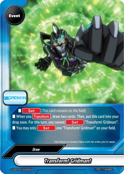 Transform! Gridman! (50035) [S-UB-C05] - Future Card BuddyFight Single