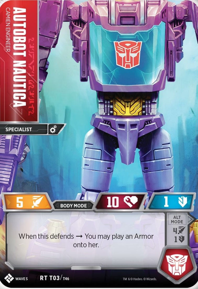Autobot Nautica - Camien Engineer (3) [TMA] - Transformers TCG Single
