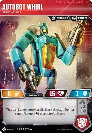 Autobot Whirl - Aerial Assault (7) [TMA] - Transformers TCG Single