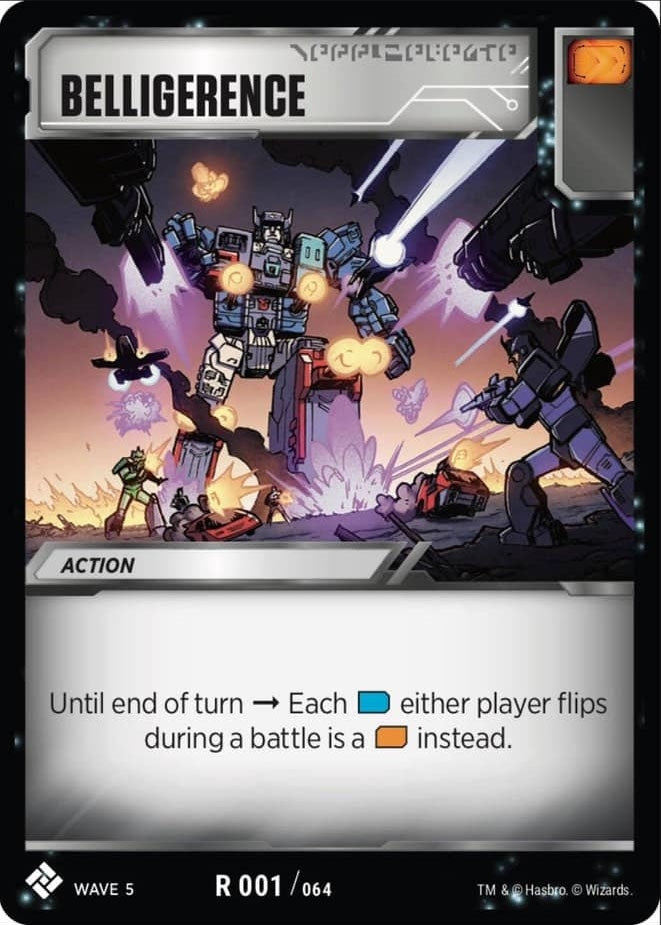 Belligerence (1) [TMA] - Transformers TCG Single