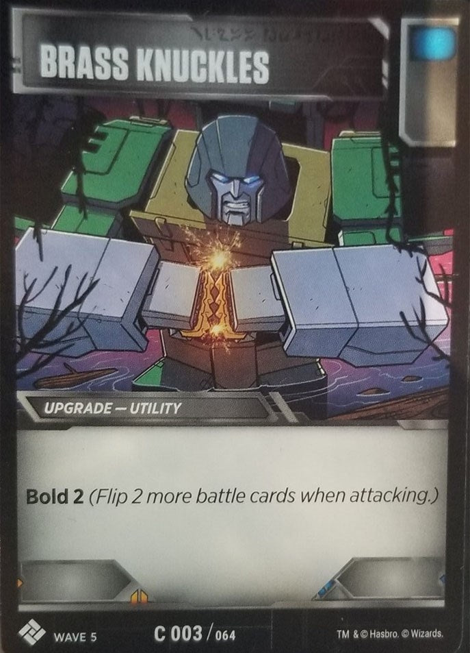 Brass Knuckles (3) [TMA] - Transformers TCG Single