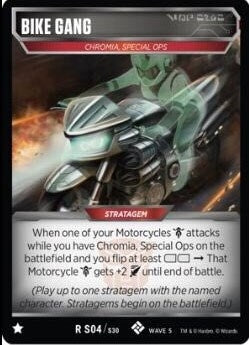 Bike Gang (4) [TMA] - Transformers TCG Single