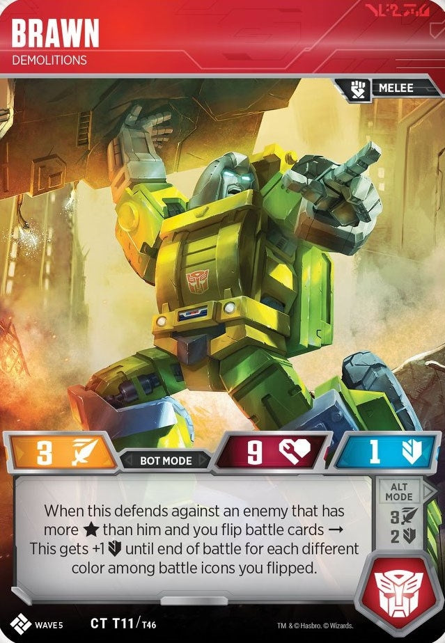 Brawn - Demolitions (11) [TMA] - Transformers TCG Single