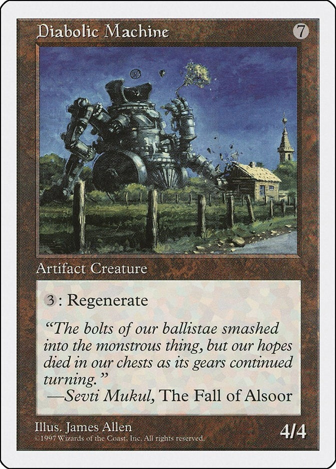 Diabolic Machine [5ED] - MTG Single
