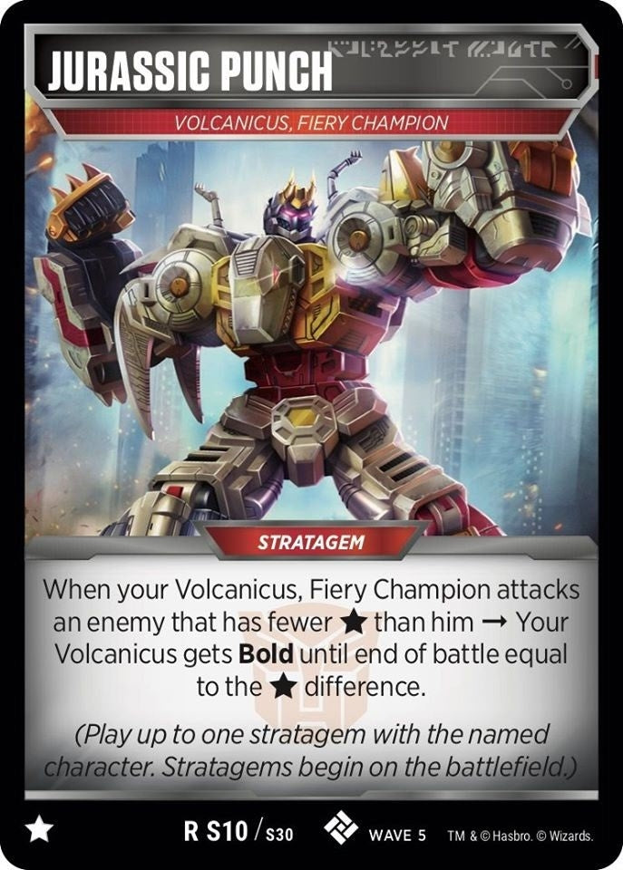 Jurassic Punch (10) [TMA] - Transformers TCG Single