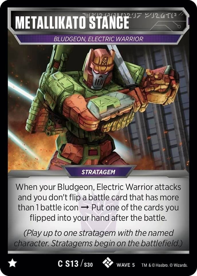 Metallikato Stance (13) [TMA] - Transformers TCG Single