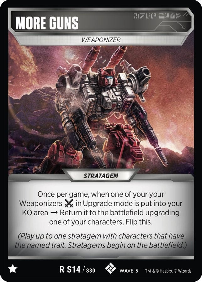More Guns (14) [TMA] - Transformers TCG Single