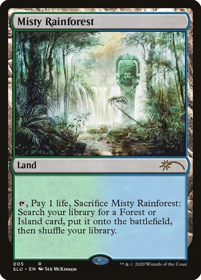 Misty Rainforest (5) [SLU] - MTG Single