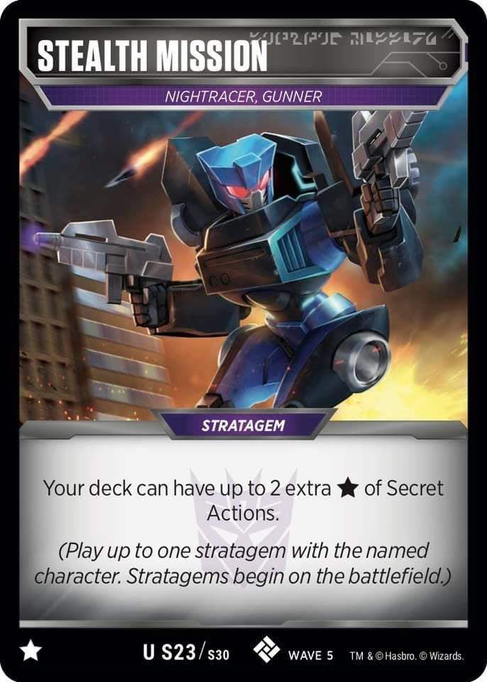Stealth Mission (23) [TMA] - Transformers TCG Single