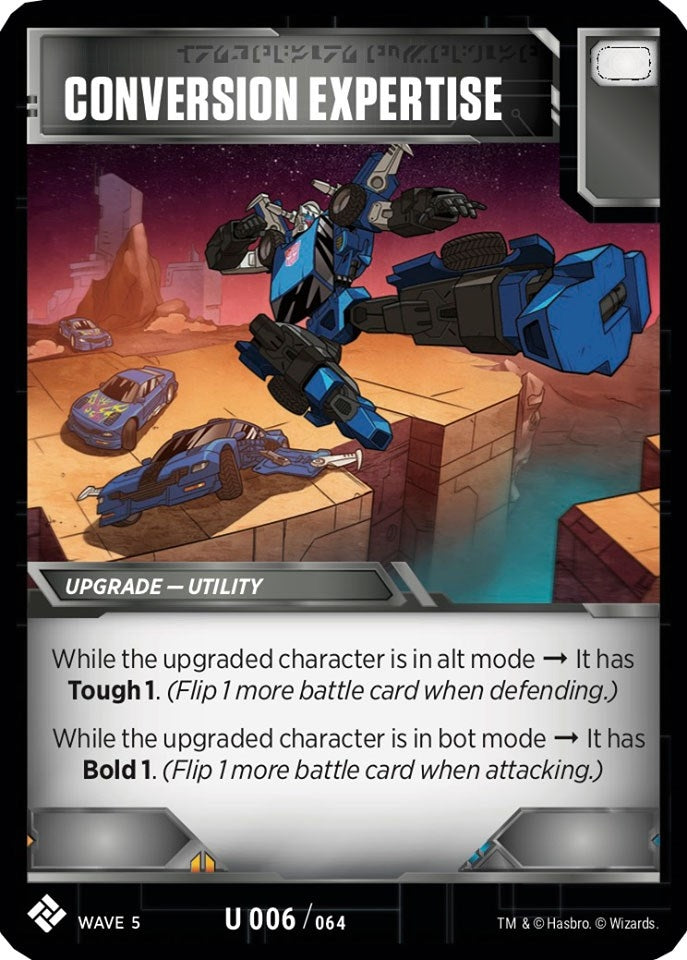 Conversion Expertise (6) [TMA] - Transformers TCG Single