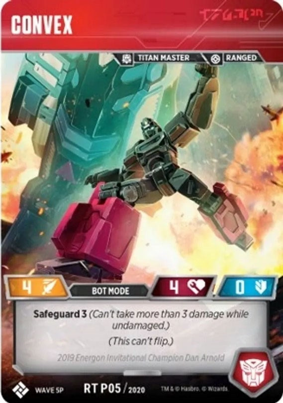 Convex (2019 Energon Invitational Champion Promo) (52020) [TMA] - Transformers TCG Single