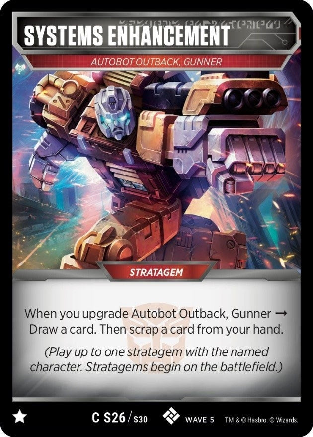 Systems Enhancement (26) [TMA] - Transformers TCG Single