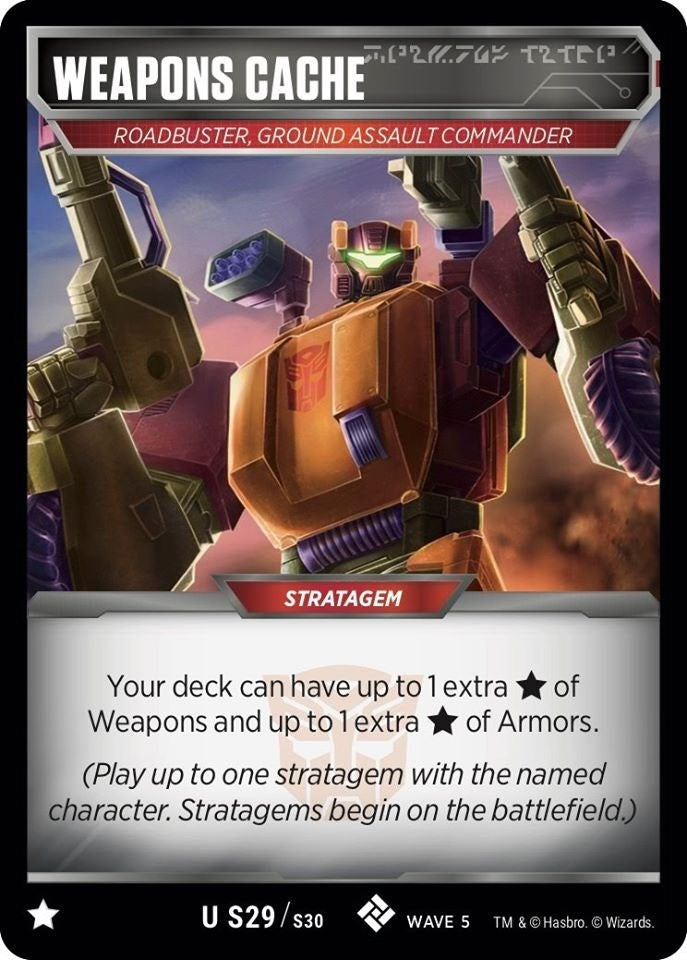 Weapons Cache (29) [TMA] - Transformers TCG Single