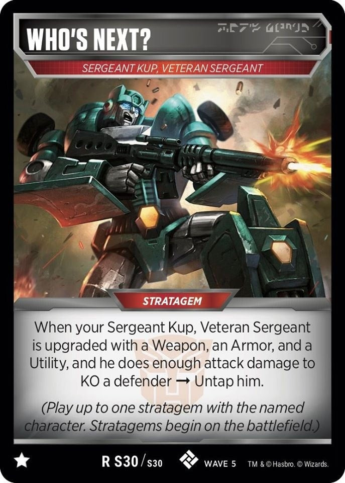 Who’s Next? (30) [TMA] - Transformers TCG Single