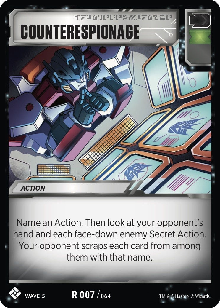 Counterespionage (7) [TMA] - Transformers TCG Single
