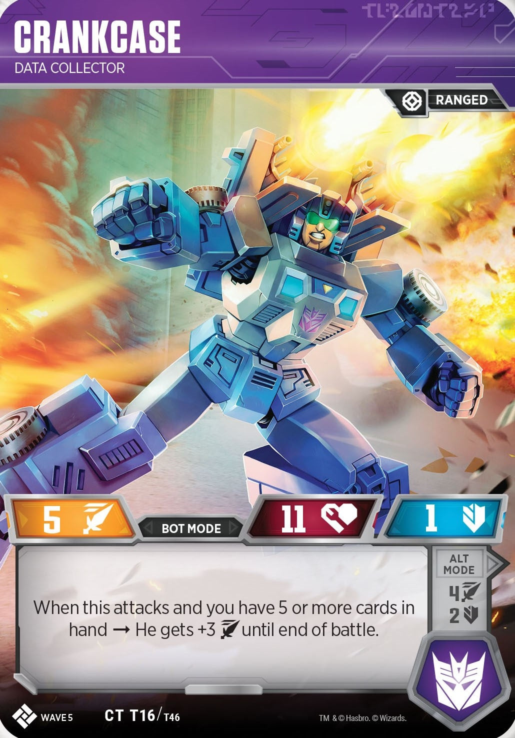 Crankcase - Data Collector (16) [TMA] - Transformers TCG Single