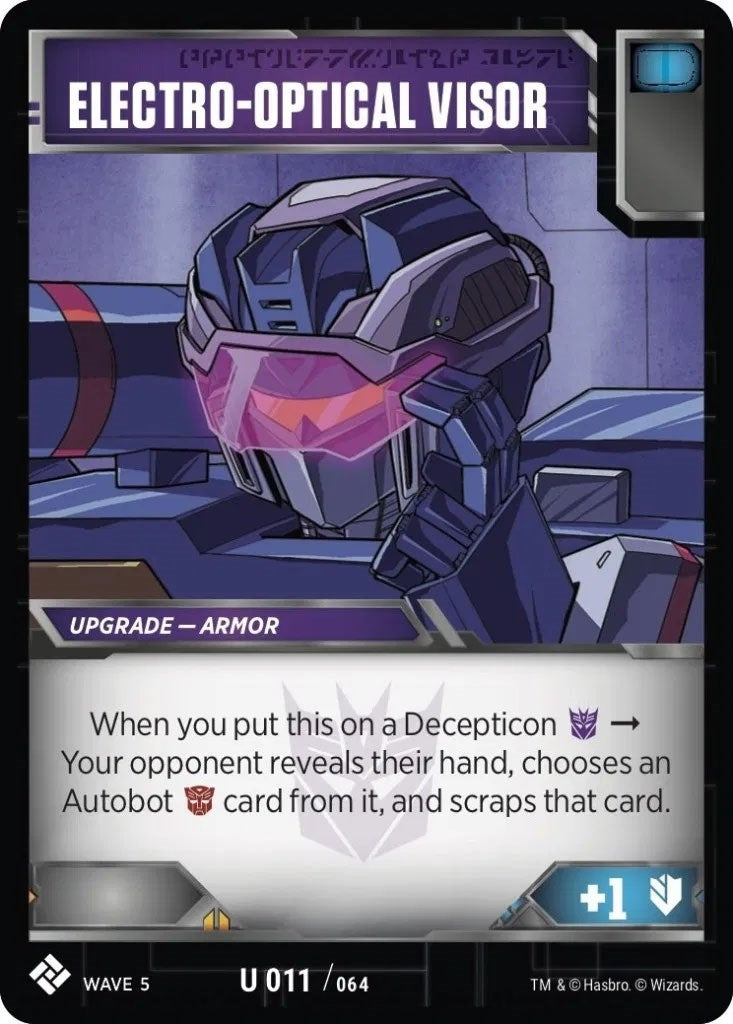 Electro-Optical Visor (11) [TMA] - Transformers TCG Single