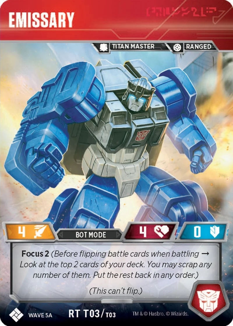 Emissary (Fortress Maximus Titan Pack) (3) [TMA] - Transformers TCG Single