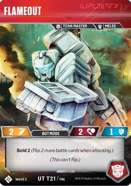 Flameout (21) [TMA] - Transformers TCG Single