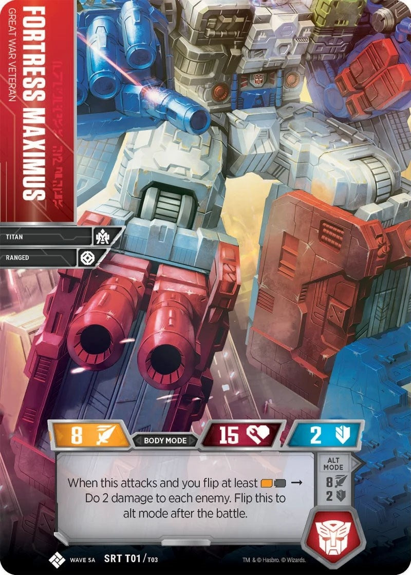 Fortress Maximus — Great War Veteran (Fortress Maximus Titan Pack) (1) [TMA] - Transformers TCG Single