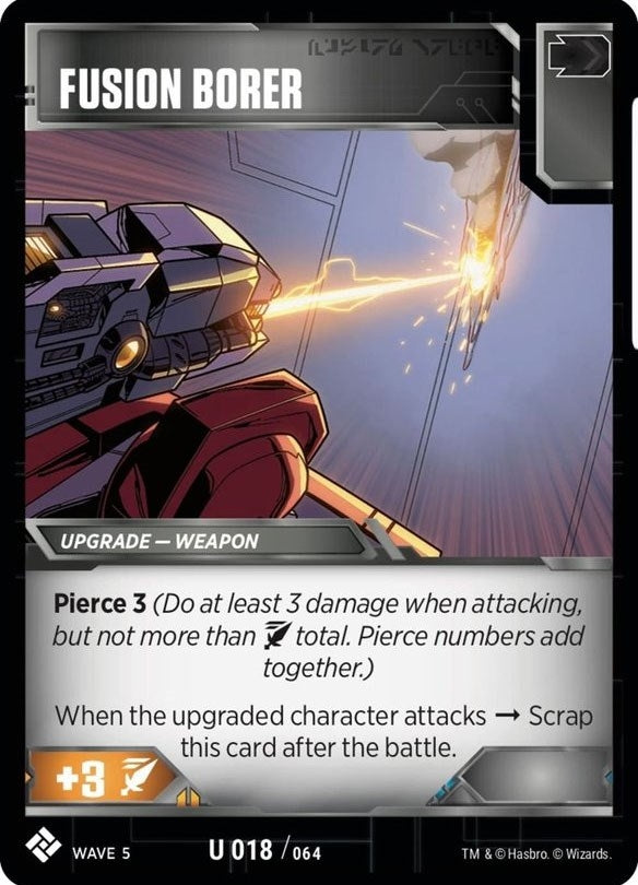 Fusion Borer (18) [TMA] - Transformers TCG Single