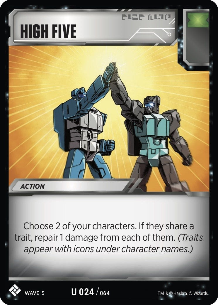 High Five (24) [TMA] - Transformers TCG Single