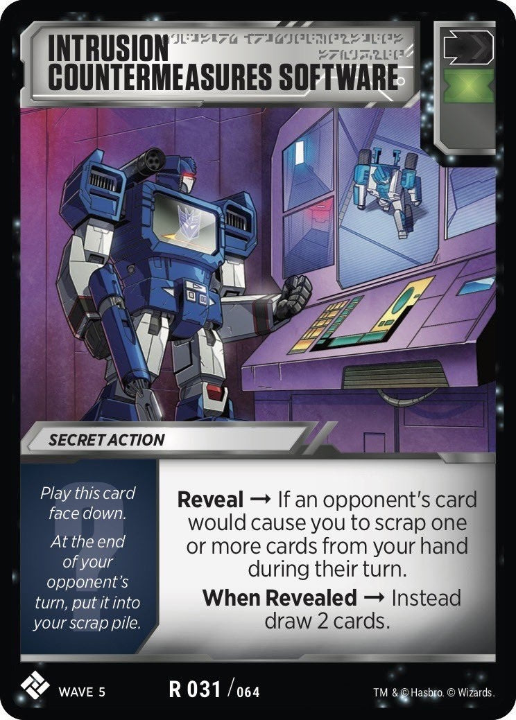 Intrusion Countermeasures Software (31) [TMA] - Transformers TCG Single