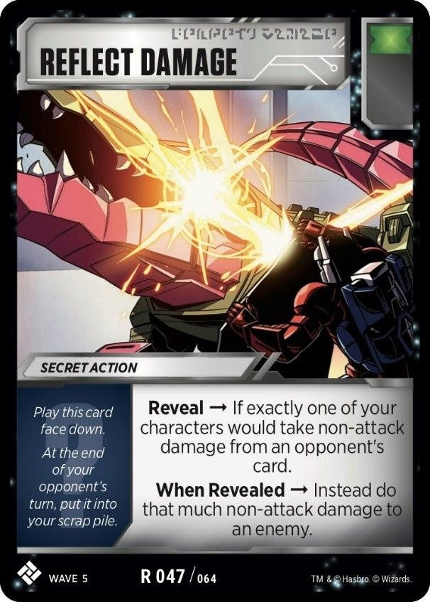 Reflect Damage (47) [TMA] - Transformers TCG Single