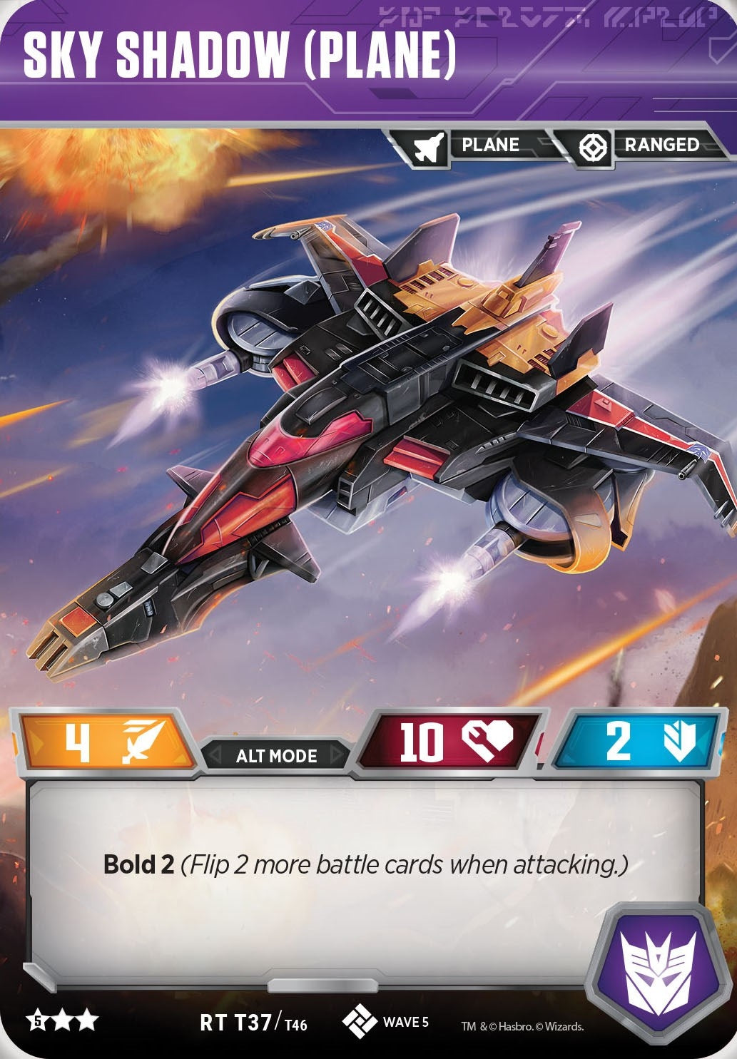 Sky Shadow (Plane) (37) [TMA] - Transformers TCG Single