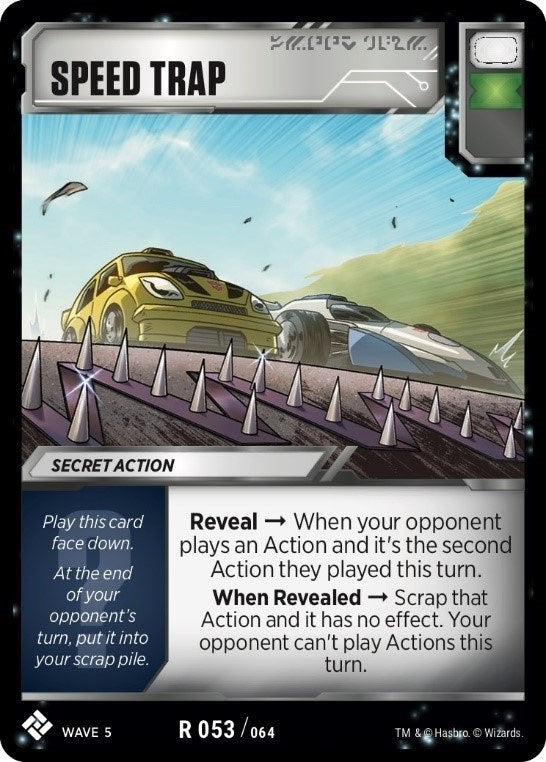 Speed Trap (53) [TMA] - Transformers TCG Single