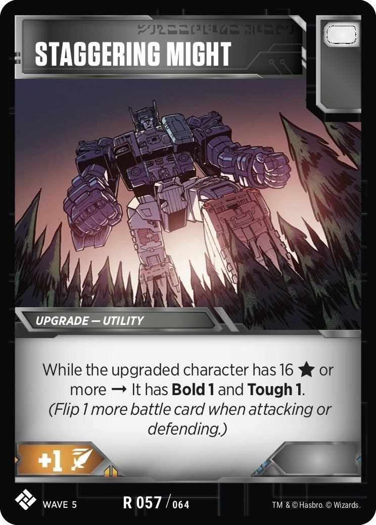 Staggering Might (57) [TMA] - Transformers TCG Single