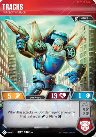 Tracks - Autobot Warrior (40) [TMA] - Transformers TCG Single