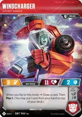 Windcharger - Autobot Warrior (43) [TMA] - Transformers TCG Single