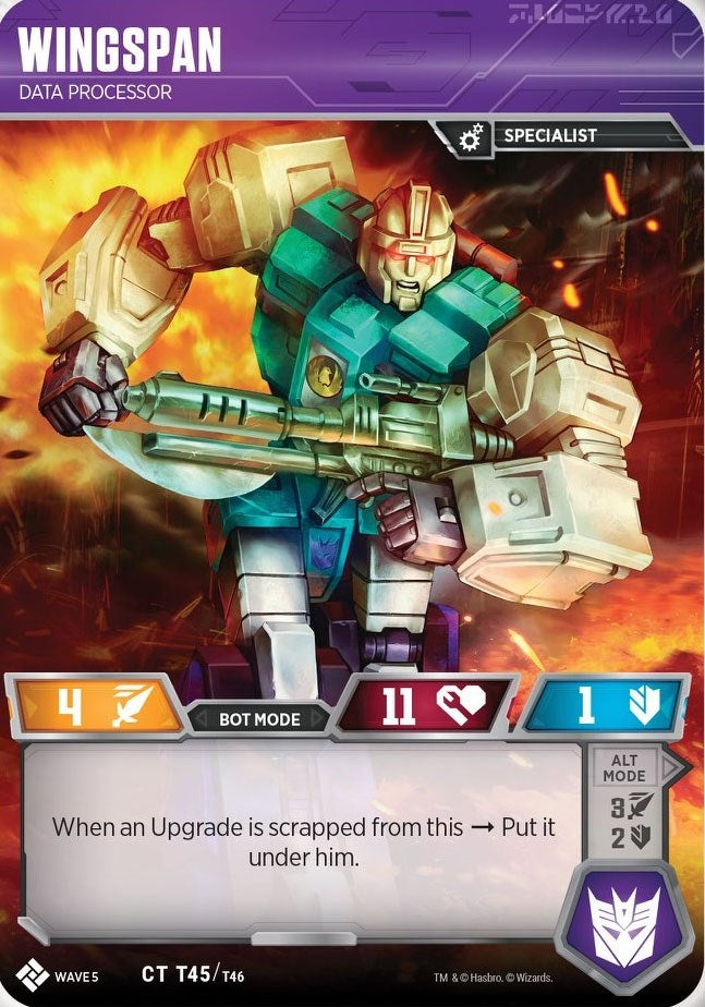 Wingspan - Data Processor (45) [TMA] - Transformers TCG Single