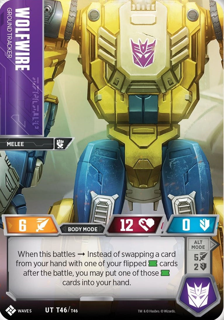 Wolfwire - Ground Tracker (46) [TMA] - Transformers TCG Single