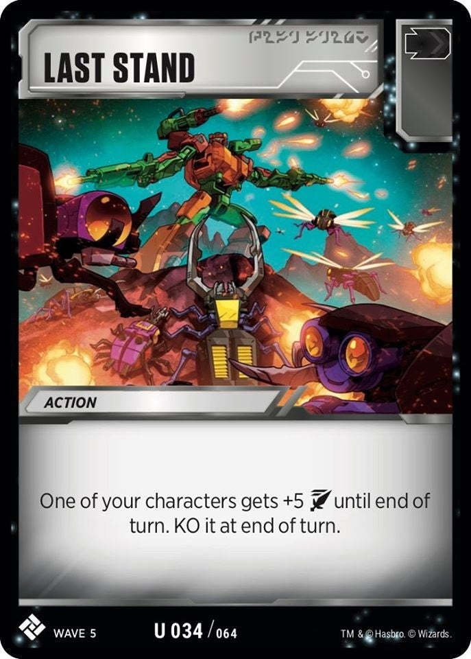 Last Stand (34) [TMA] - Transformers TCG Single