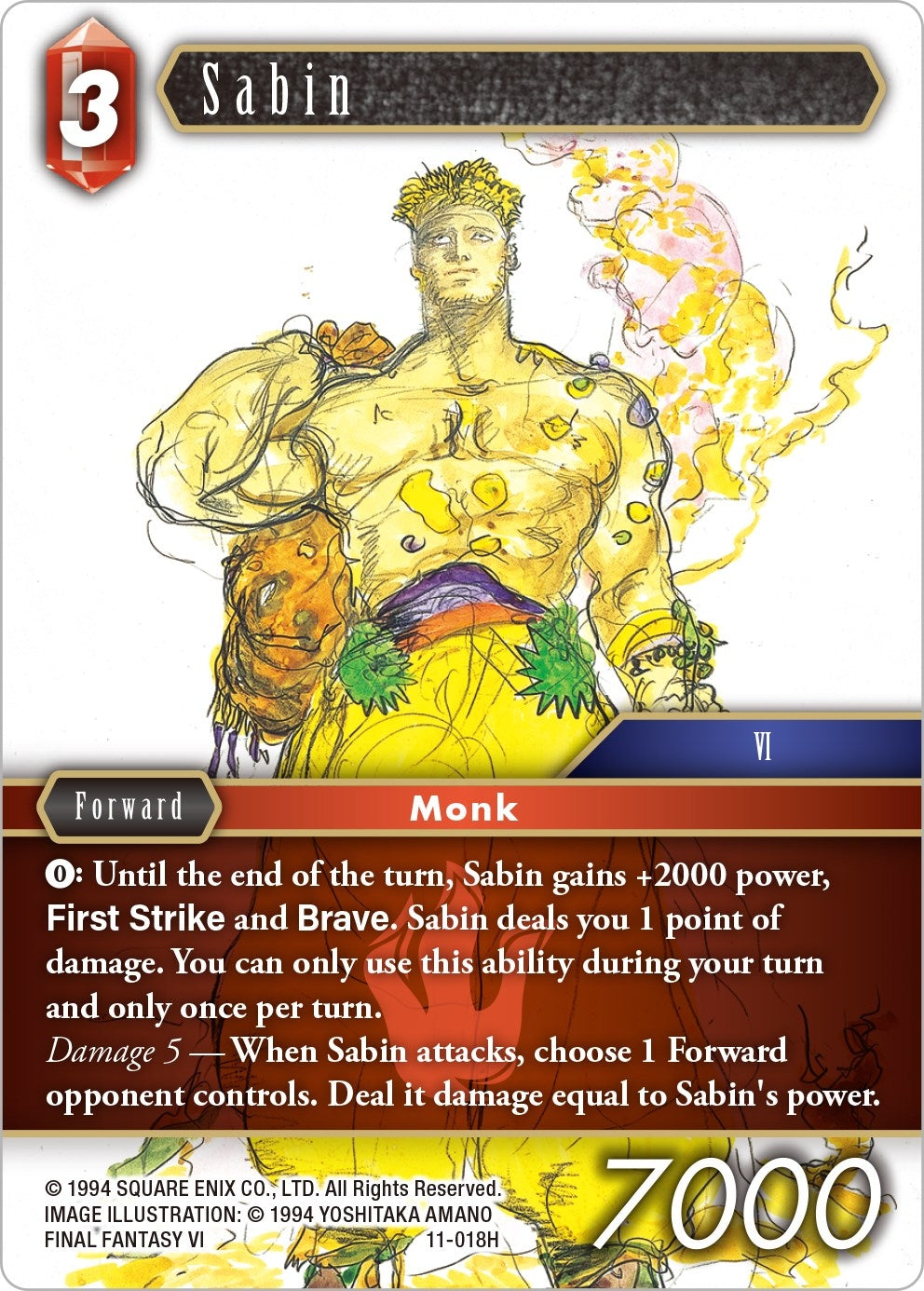 Sabin (11) [OP11] - Final Fantasy TCG Single