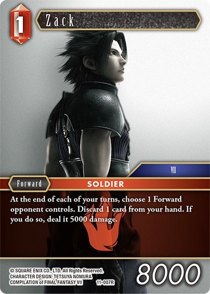 Zack (11) [OP11] - Final Fantasy TCG Single