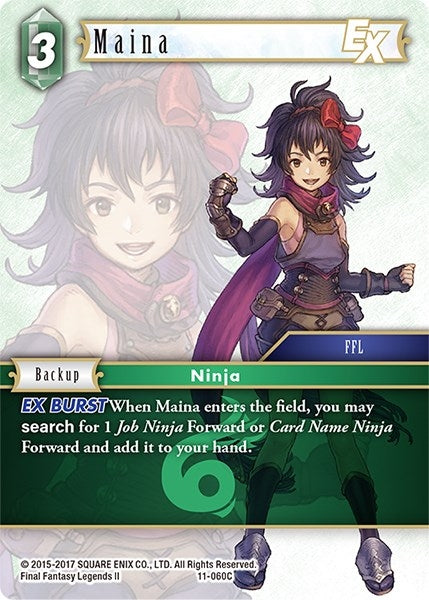 Maina EX (11) [OP11] - Final Fantasy TCG Single