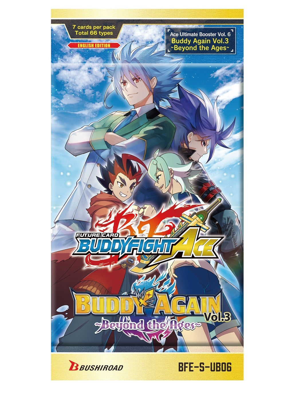 Buddy Again Vol.3 ~Beyond the Ages~ Booster Pack [S-UB06] - Future Card BuddyFight Sealed