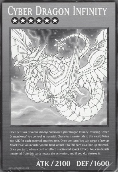 Cyber Dragon Infinity (Oversized) (DUOV) - YuGiOh Single