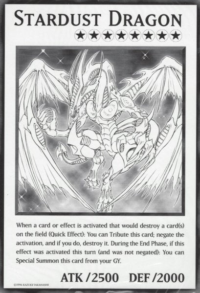 Stardust Dragon (Oversized) (DUOV) - YuGiOh Single