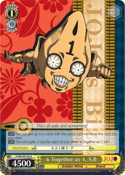 6 Together as 1 S.B (A) (66014) [JJ/S66] - Weiss Schwarz Single